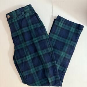 Vineyard Vines Boys Holiday Plaid Breaker Pants Red Green Size 14
